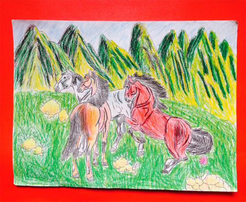 現(xiàn)外象湖校區(qū)開展《舞動(dòng)畫筆 秀出自我》為主題的繪畫比賽活動(dòng)