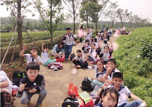 現(xiàn)外象湖校區(qū)組織學生開展春游活動